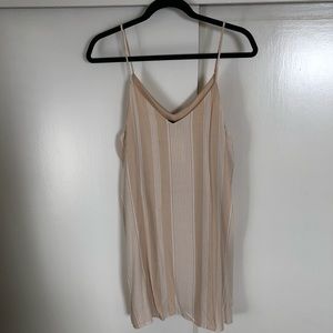Beige slip dress NWT